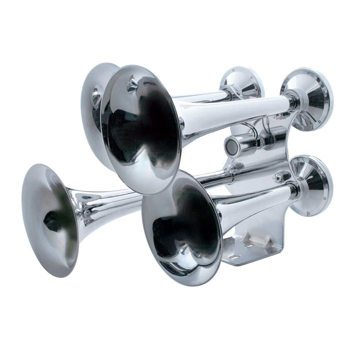 United Pacific 46130 4 Trumpet Chrome Train Horn, Standard Duty