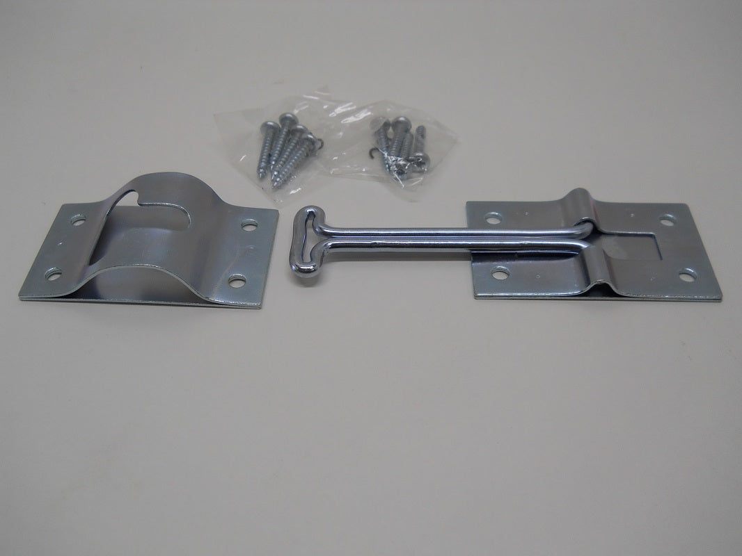 6" Metal RV Camper Horse Work Enclosed Trailer Door Stop Holder Latch Kit