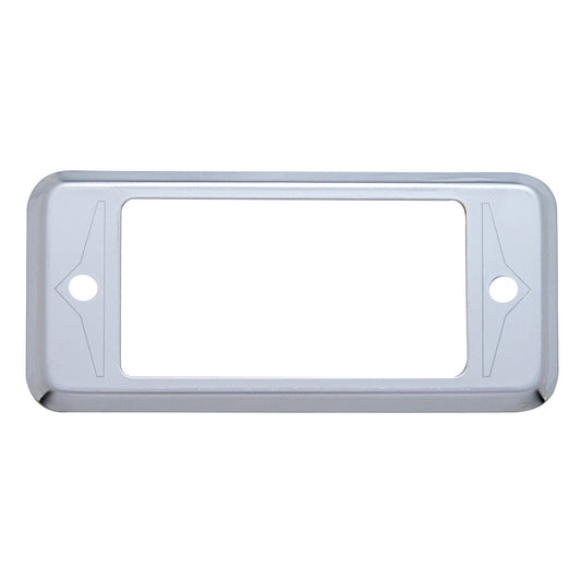 Etched Stainless "A" Panel Pocket Cover For Early Model Peterbilt Trucks