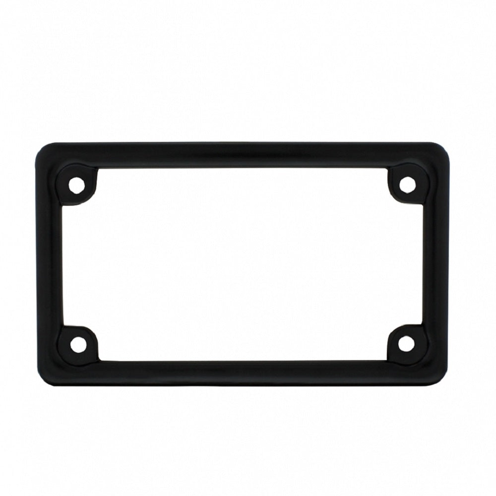 Black Motorcycle License Plate Frame