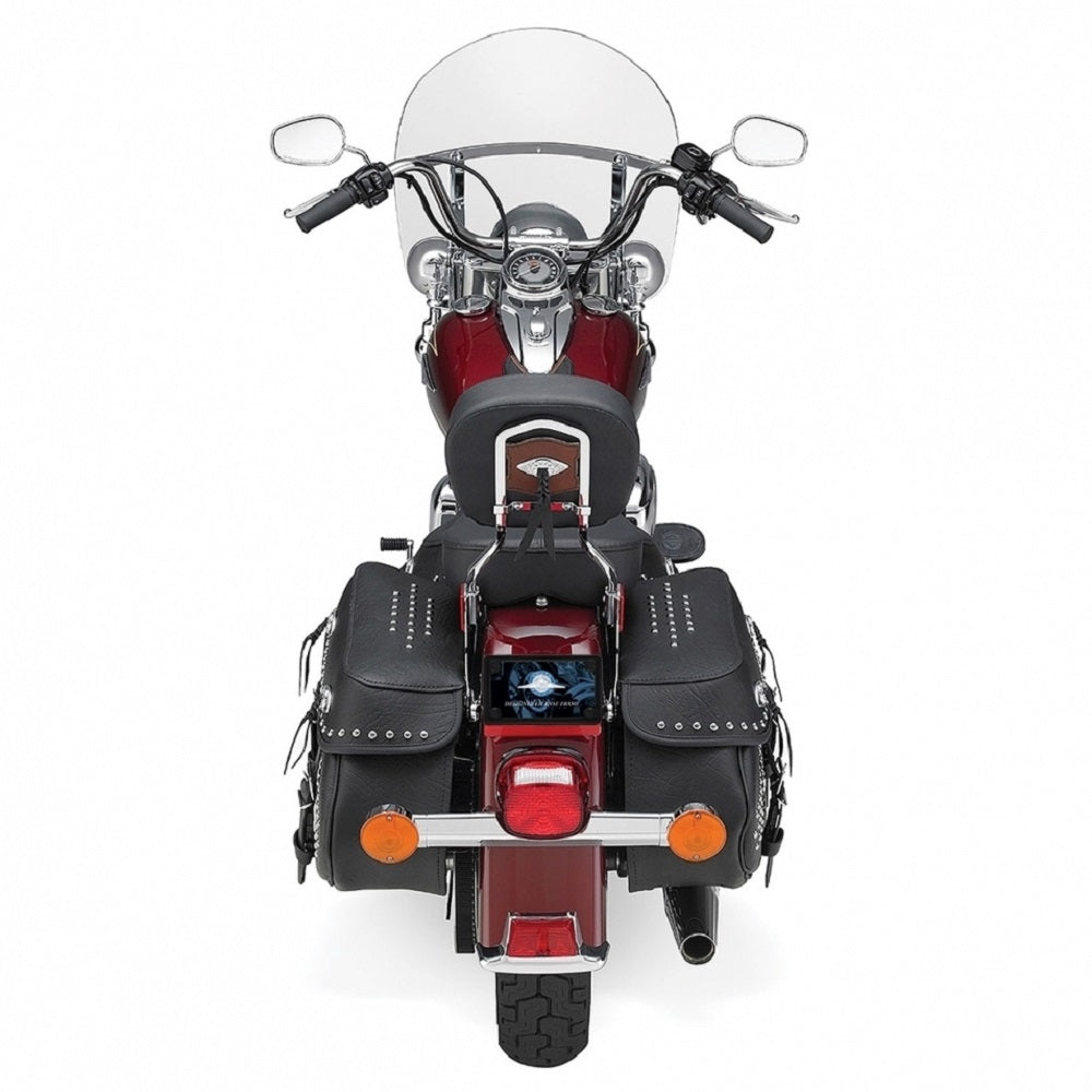 Black Motorcycle License Plate Frame