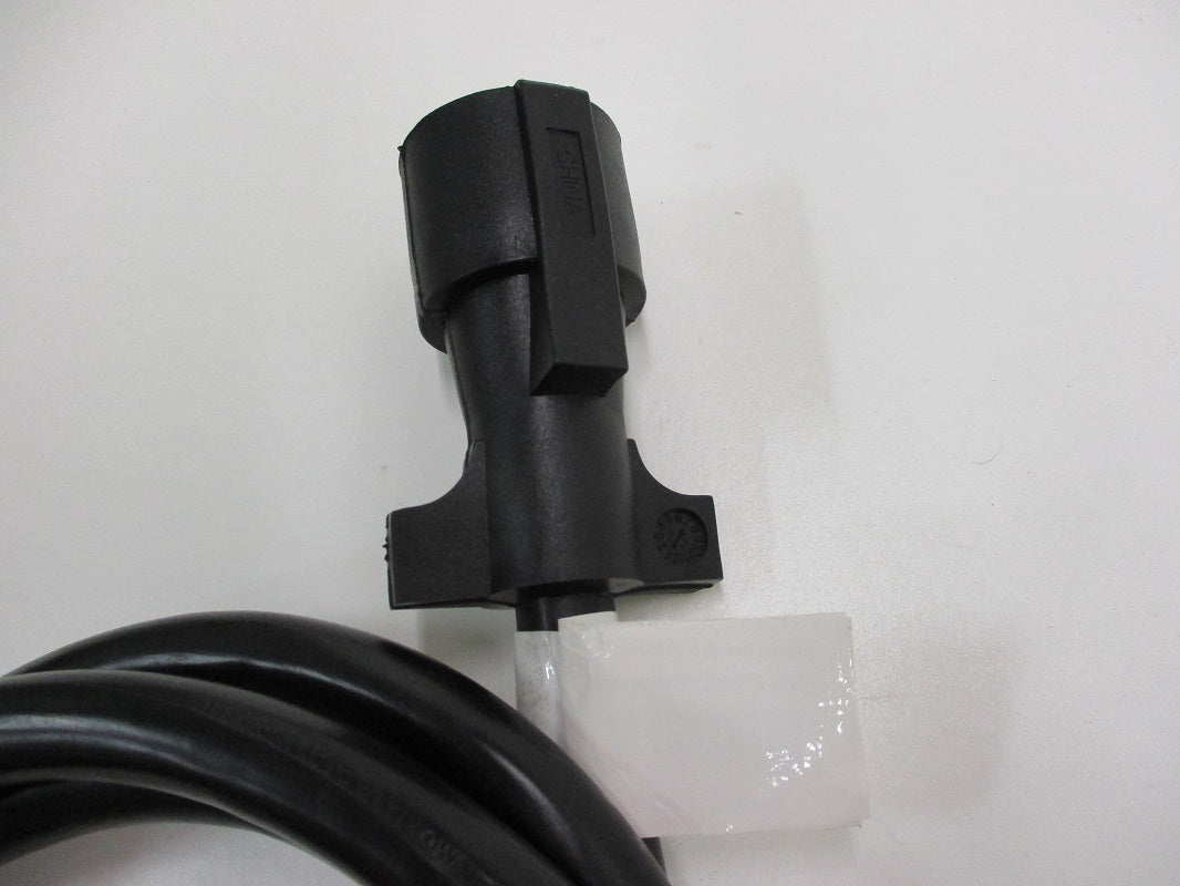 6' Camper RV Truck Trailer 7 Way Flat Pin Wiring Harness / Round Plug Connector