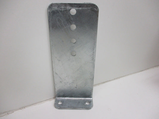 (1) Vertical Pontoon Boat Trailer Bunk Bolster L Bracket  / 5" by 12" Galvanized