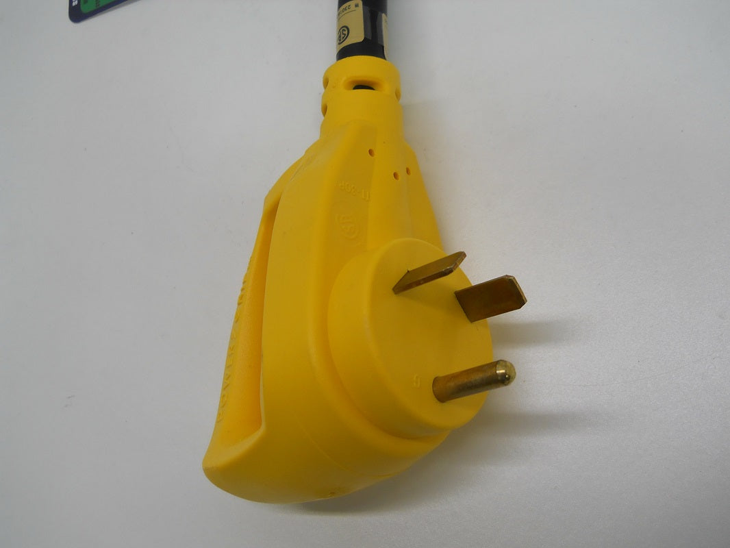 15A Female To 30A Male 12" Pigtail RV Camper Motor Home Dog Bone Adapter Cord