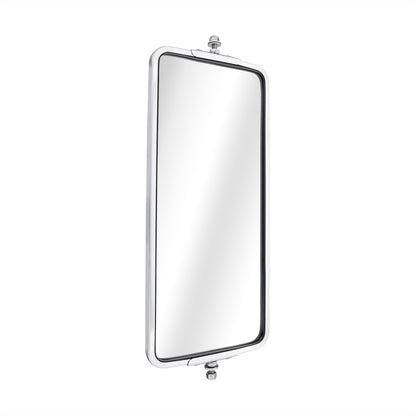 7" X 16" Stainless West Coast Mirror Heated Fits Most Commercial Trucks