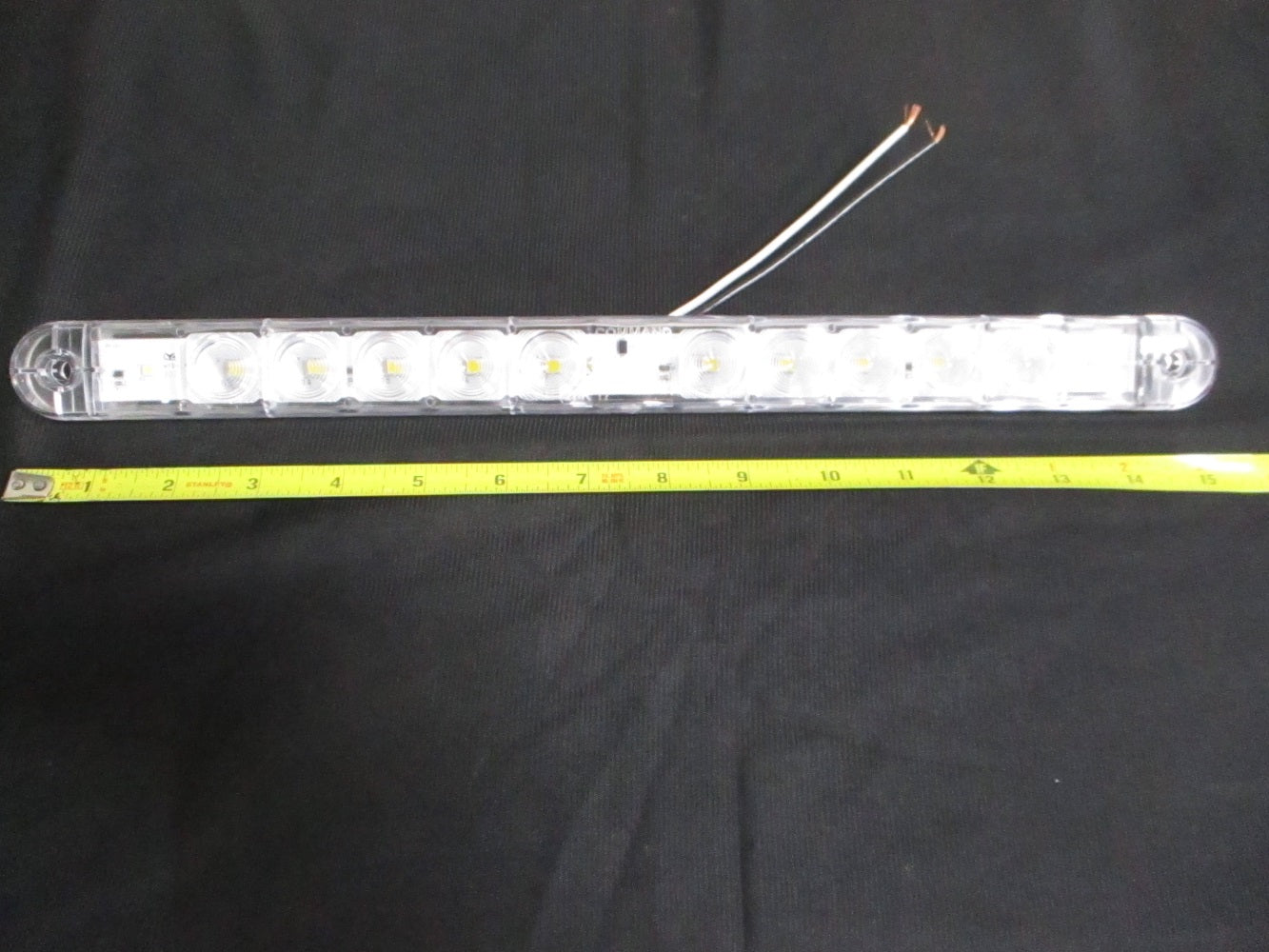 RV Trailer Slimline White LED Back Up Tail Reverse Accent Light / 12V