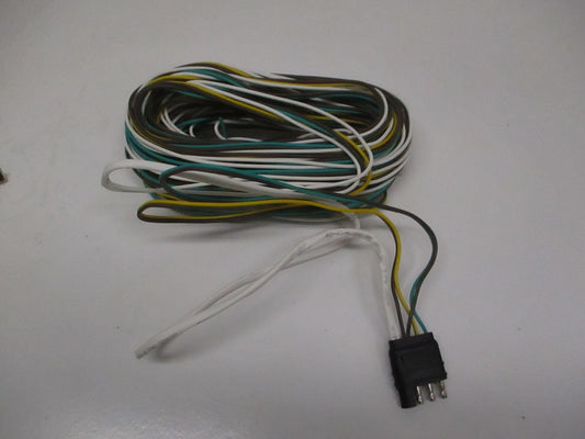 35' 4 Way Flat Plug Camper Boat Trailer Split Wishbone Wire Harness