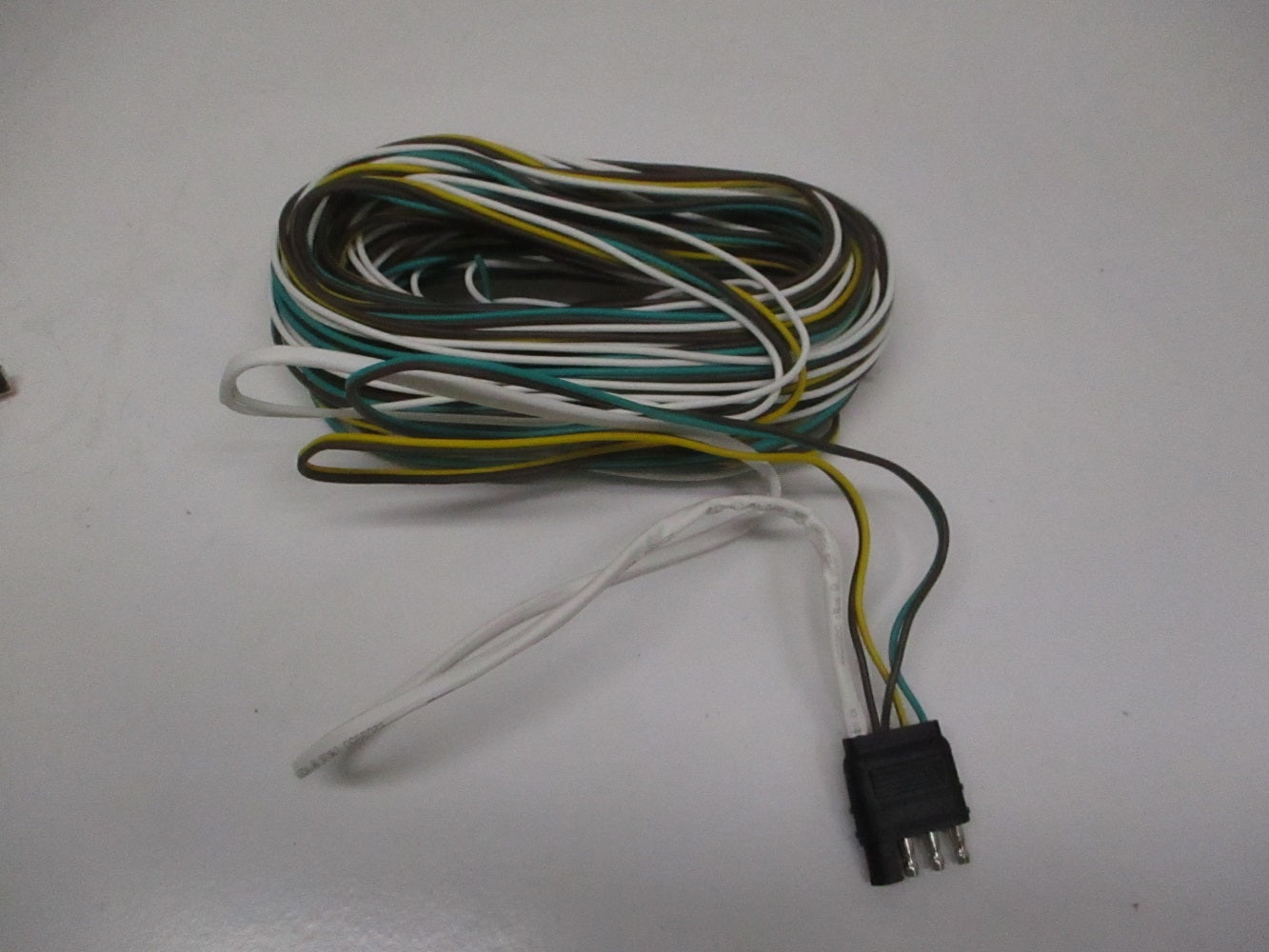 35' 4 Way Flat Plug Camper Boat Trailer Split Wishbone Wire Harness