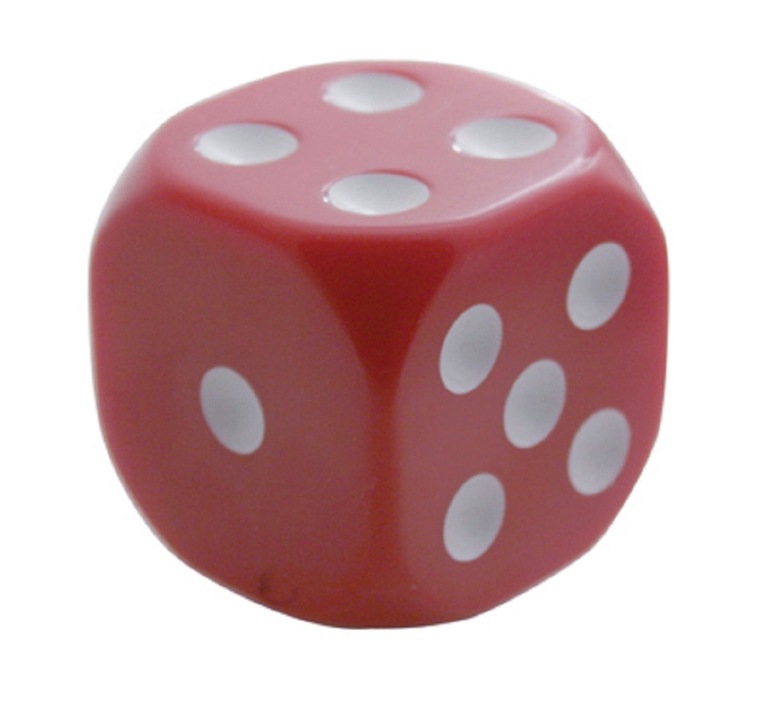 Red Dice Gearshift Knob 1 7/8" X 1 7/8"