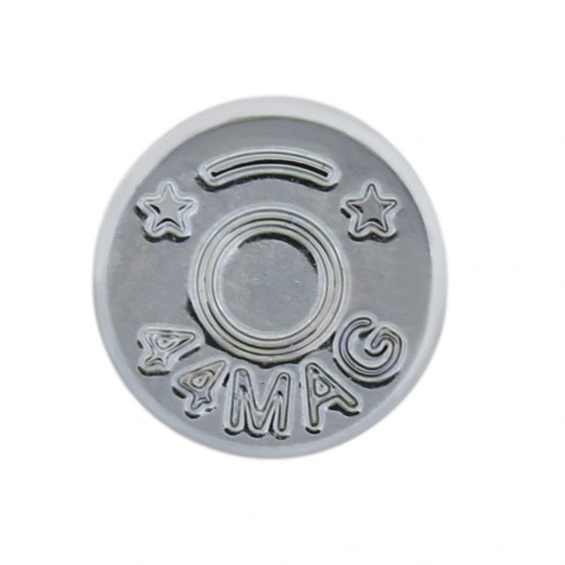 (4) Custom Chrome Metal Bullet Casing Wheel Tire Valve Stem Covers Caps