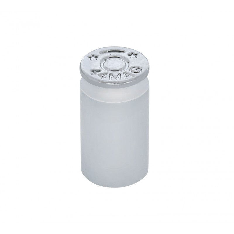 (4) Custom Chrome Metal Bullet Casing Wheel Tire Valve Stem Covers Caps