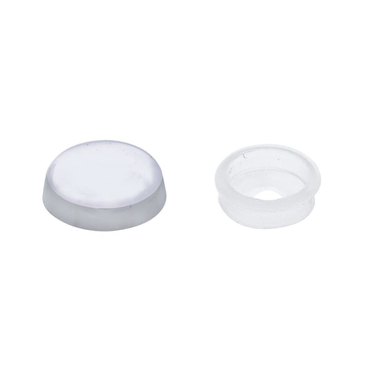 (10) Chrome Plastic Snap-on Screw Caps for 1/4" dashboard screws. Trucks Semi