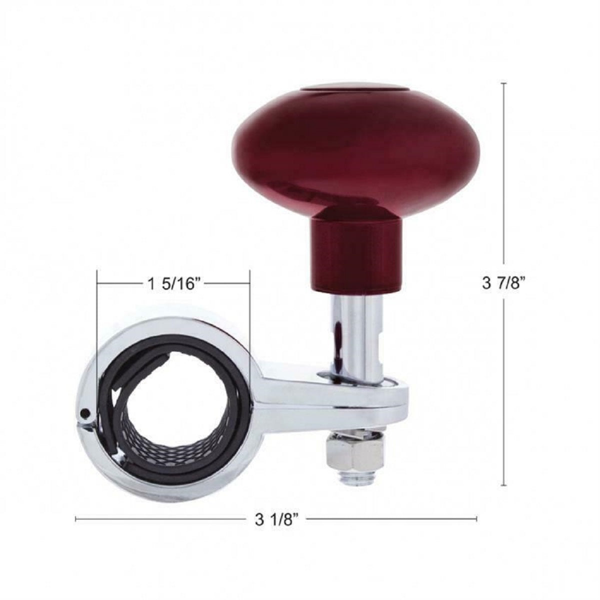 Heavy Duty Steering Wheel Spinner - Candy Red