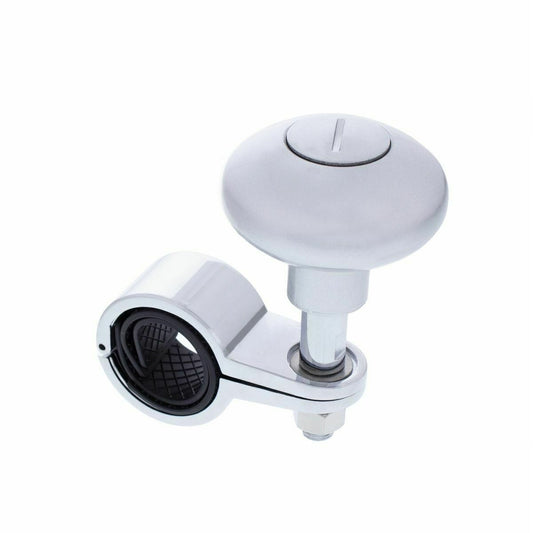 Heavy Duty Steering Wheel Spinner - Liquid Silver
