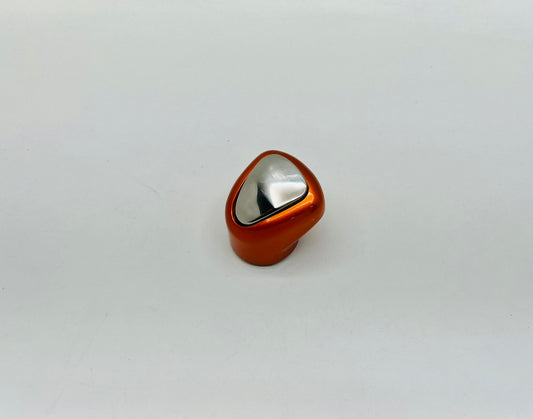 13/15/18 Speed Gearshift Knob - Cadmium Orange with Stainless Steel Knob Cover