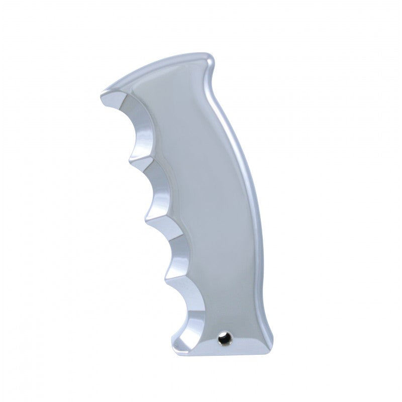 Universal Chrome Aluminum Pistol Grip Gear Shift Knob Lever Handle Cover