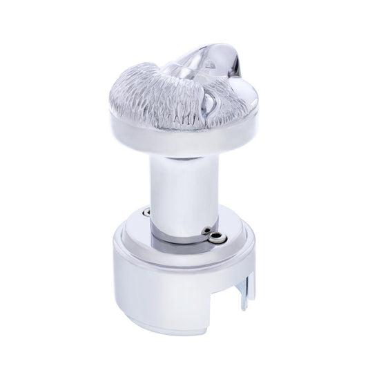 Chrome Eagle 13/15/18 Speed Thread-on Gearshift Knob With Adapter