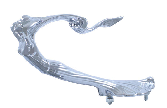 Die-Cast Flying Goddess Hood Ornament - Chrome Truck Semi RV