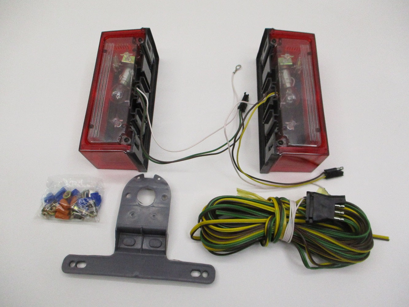 Submersible Incandescent Over 80" Trailer Marker Stop Brake Turn Tail Light Kit