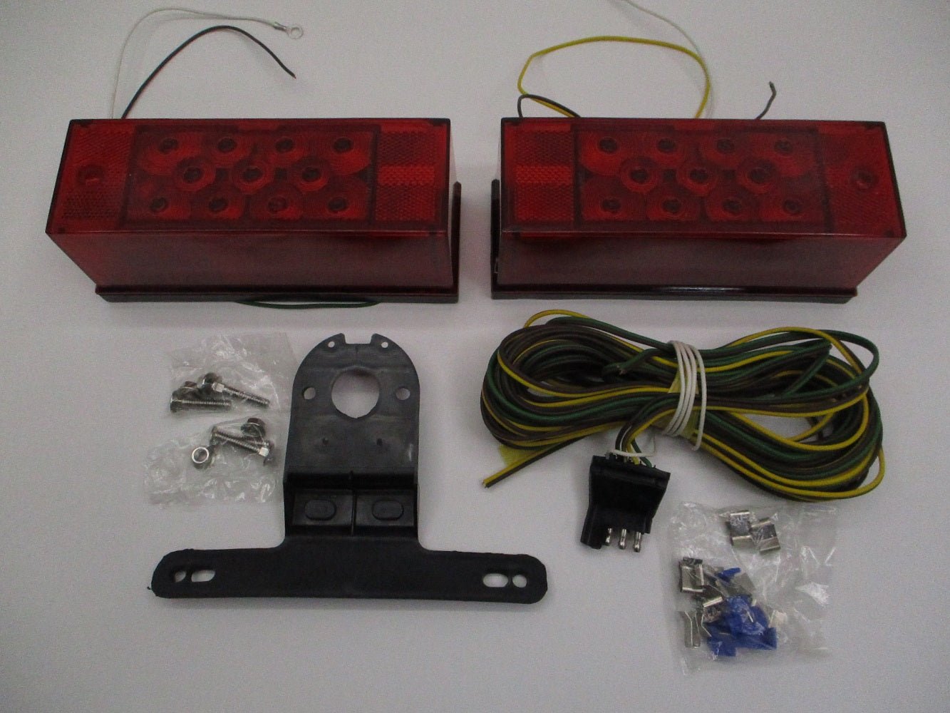 Submersible LED Over 80" Trailer Marker Stop Brake Turn Tail Light Kit