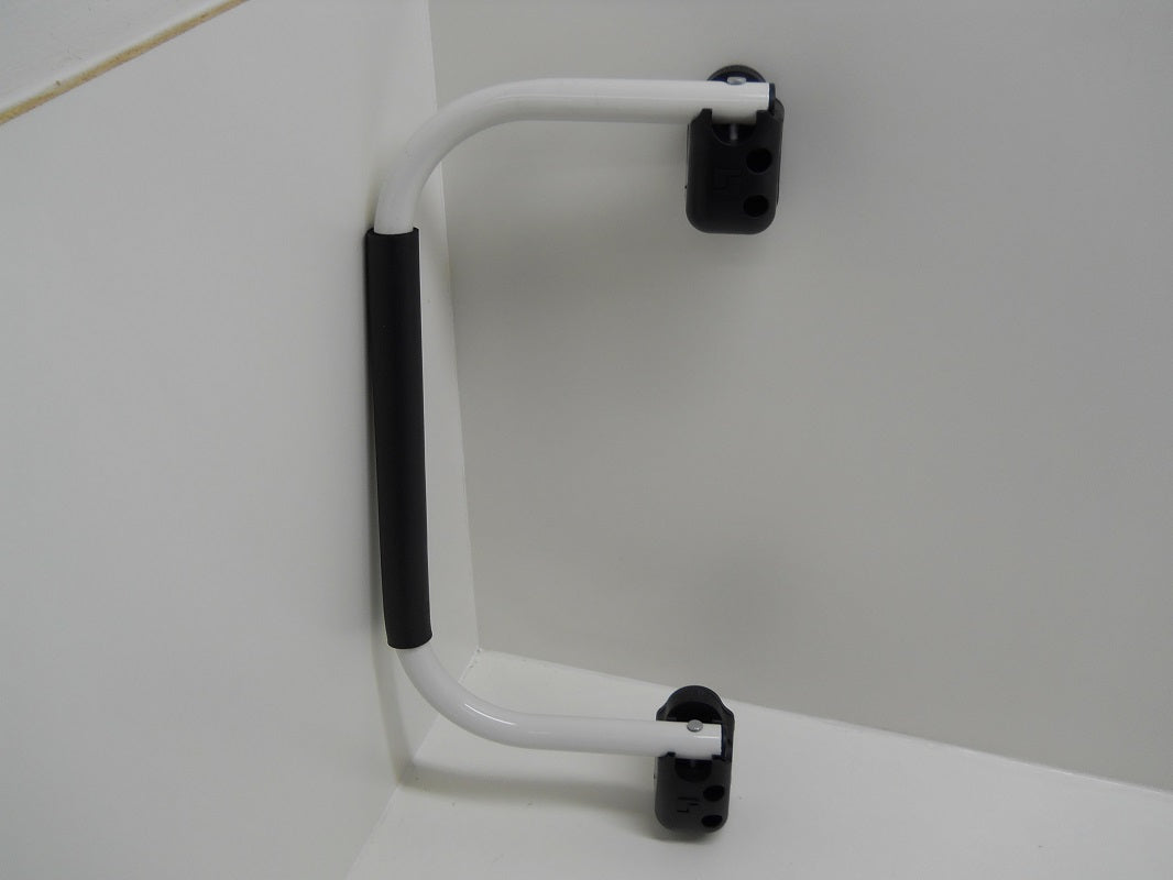RV Camper Motor Home 5th Wheel Trailer White Folding Door Entry Grab Handle Rail