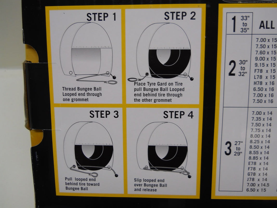 (2) Boat RV Camper Motor Home 5th Wheel Trailer Tire Wheel Covers / 27" - 29"