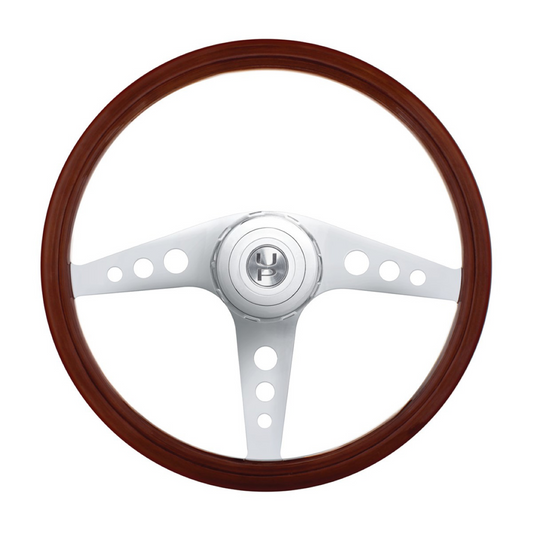 18" Chrome GT Steering Wheel Fits Peterbilt (1998-05) & Fits Kenworth (2001-02)