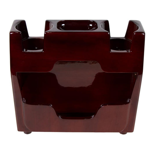 Hand Crafted Solid Wood Center Console w/ Cup Holder Universal Fit