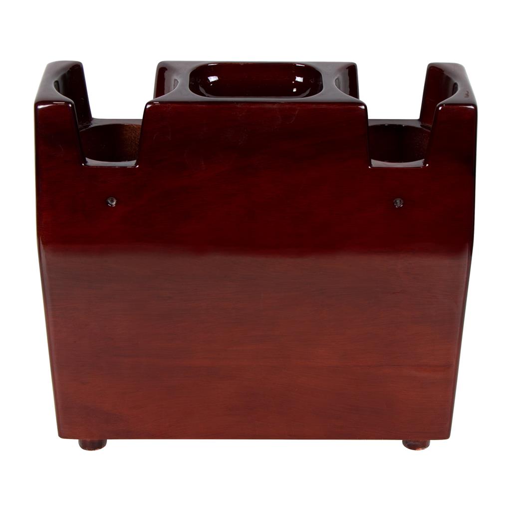 Hand Crafted Solid Wood Center Console w/ Cup Holder Universal Fit