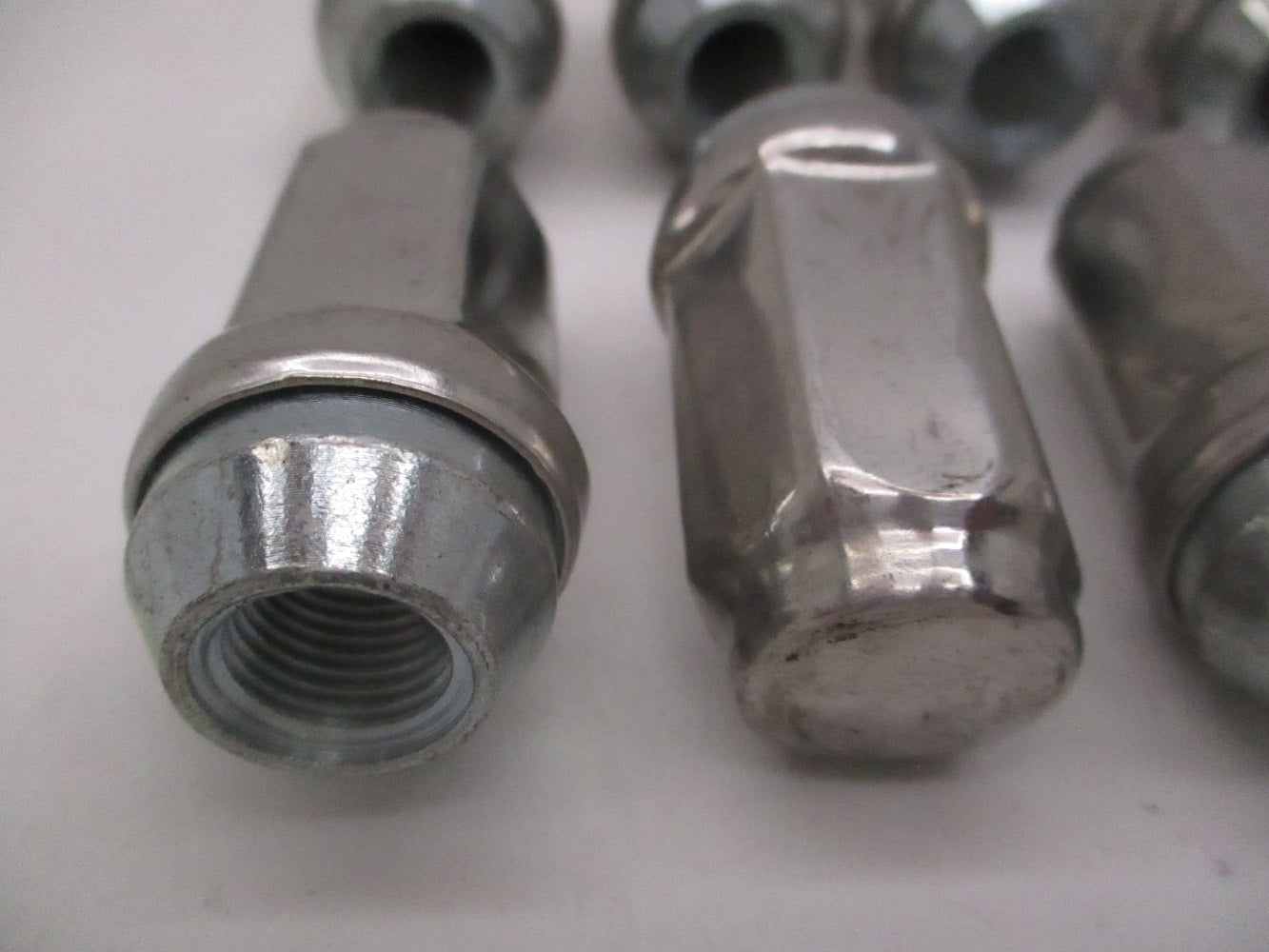 (20) Trailer Wheel Lug Nuts 1/2"x20x1-7/8" Stainless Steel Capped Lug Nuts 7/8"