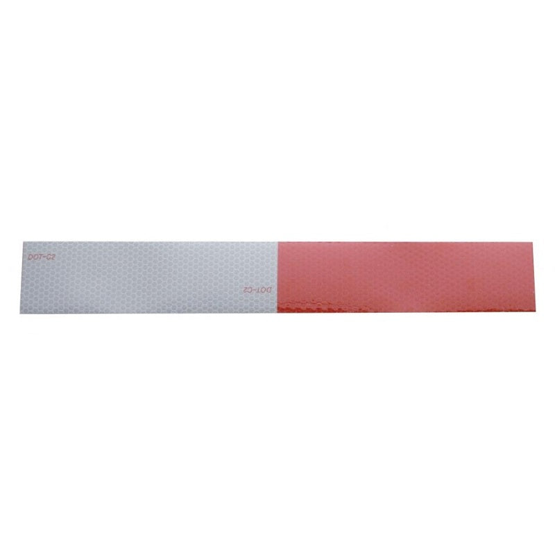 2"x150' Truck DOT-C2 Reflective Conspicuity Tape Safety Trailer White Red