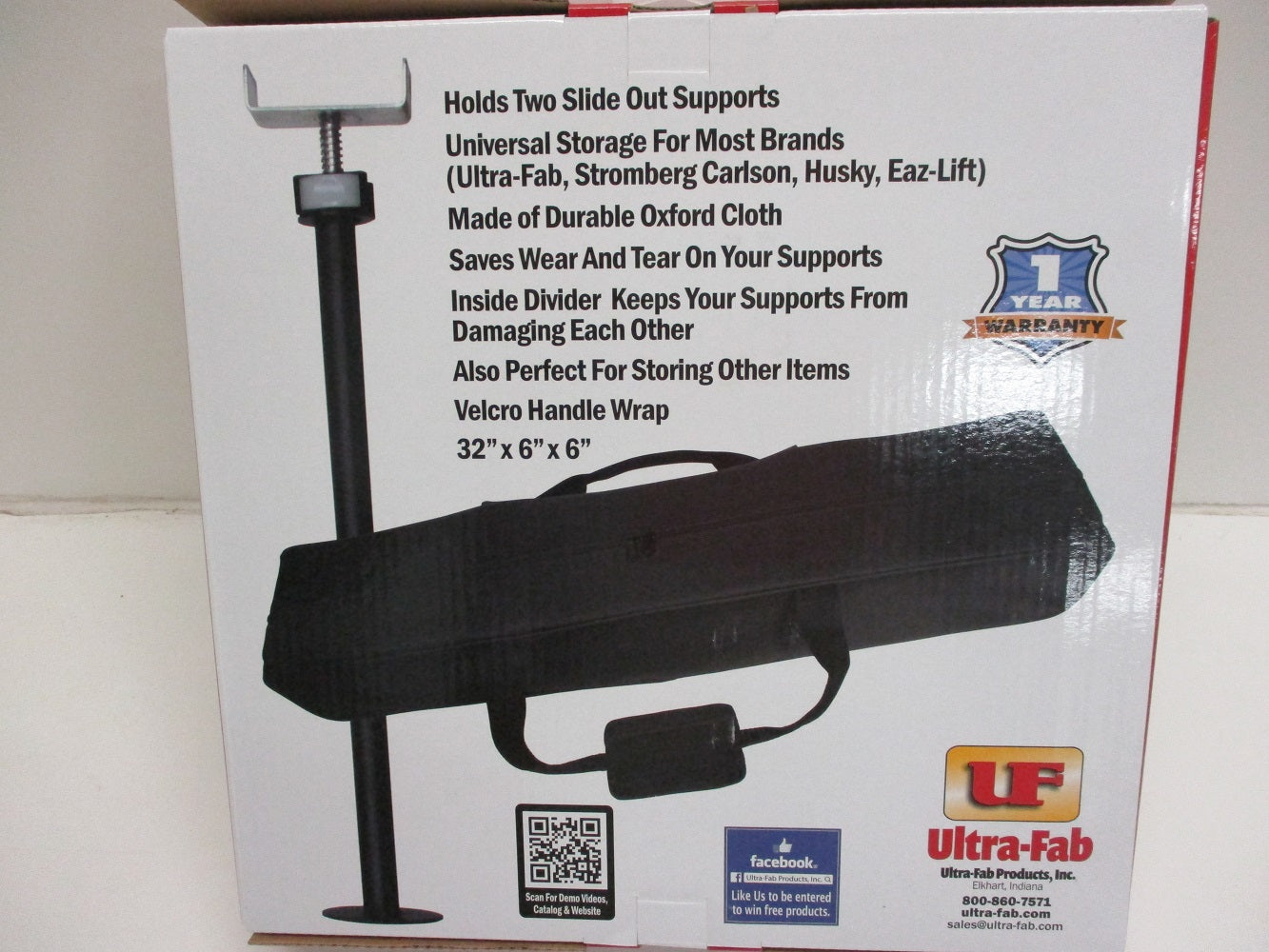 RV Camper Motor Home Trailer SlideOut Adjustable Stabilizer Jack Stand Carry Bag