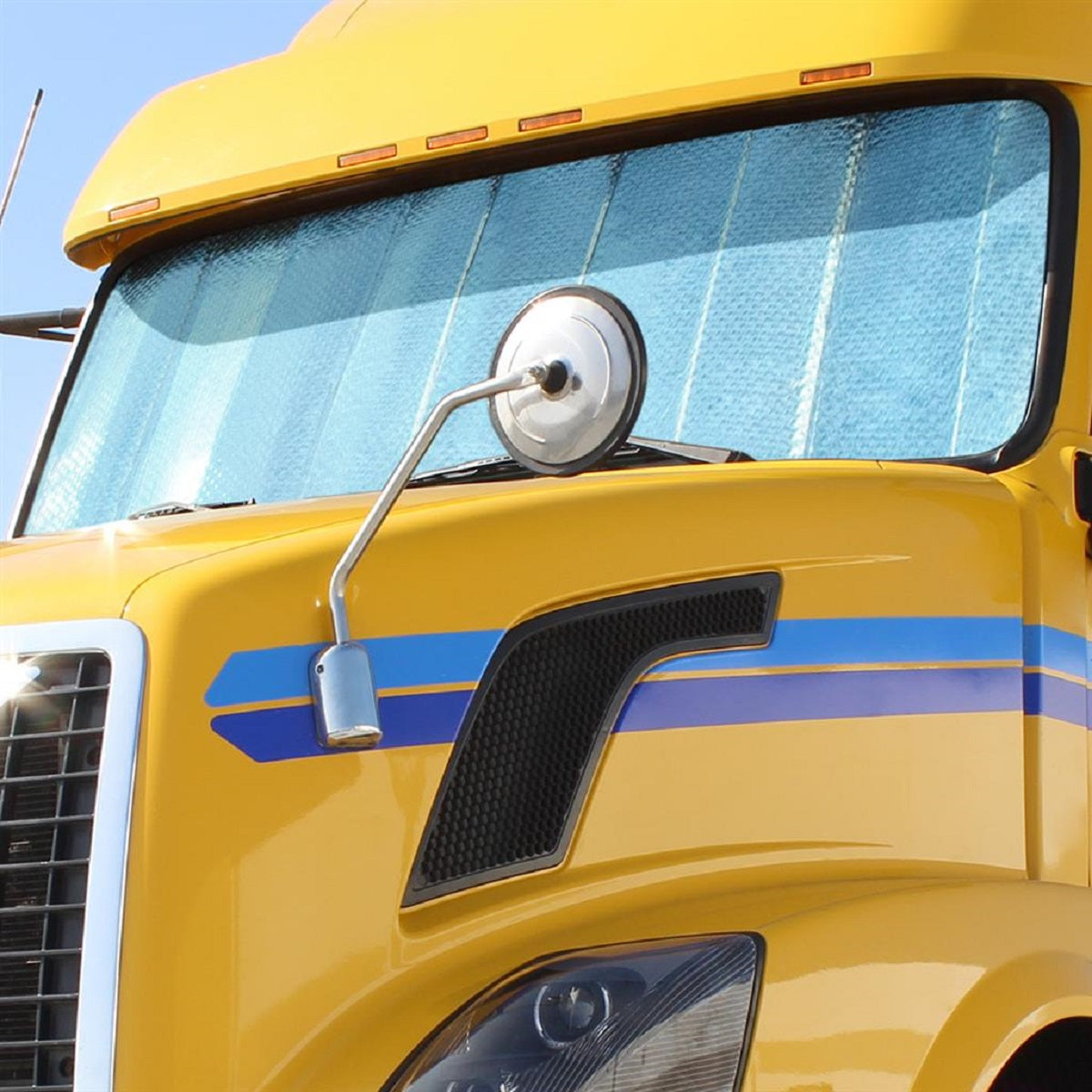 Windshield Sunshade For 2002-2021 Compatible for Volvo VNL