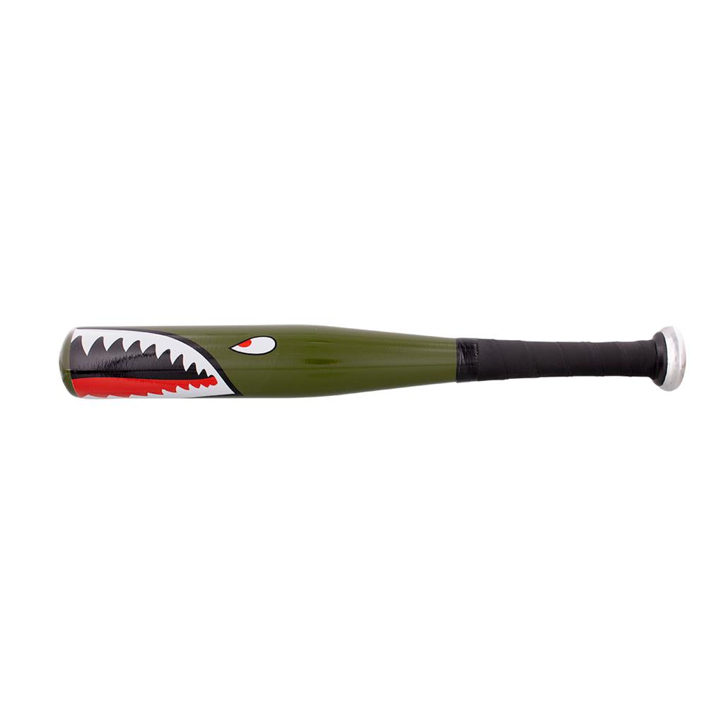 17" Aluminum Tire Checker Bat With P-40 Warhawk Shark Mouth Graphic Truck Trailer