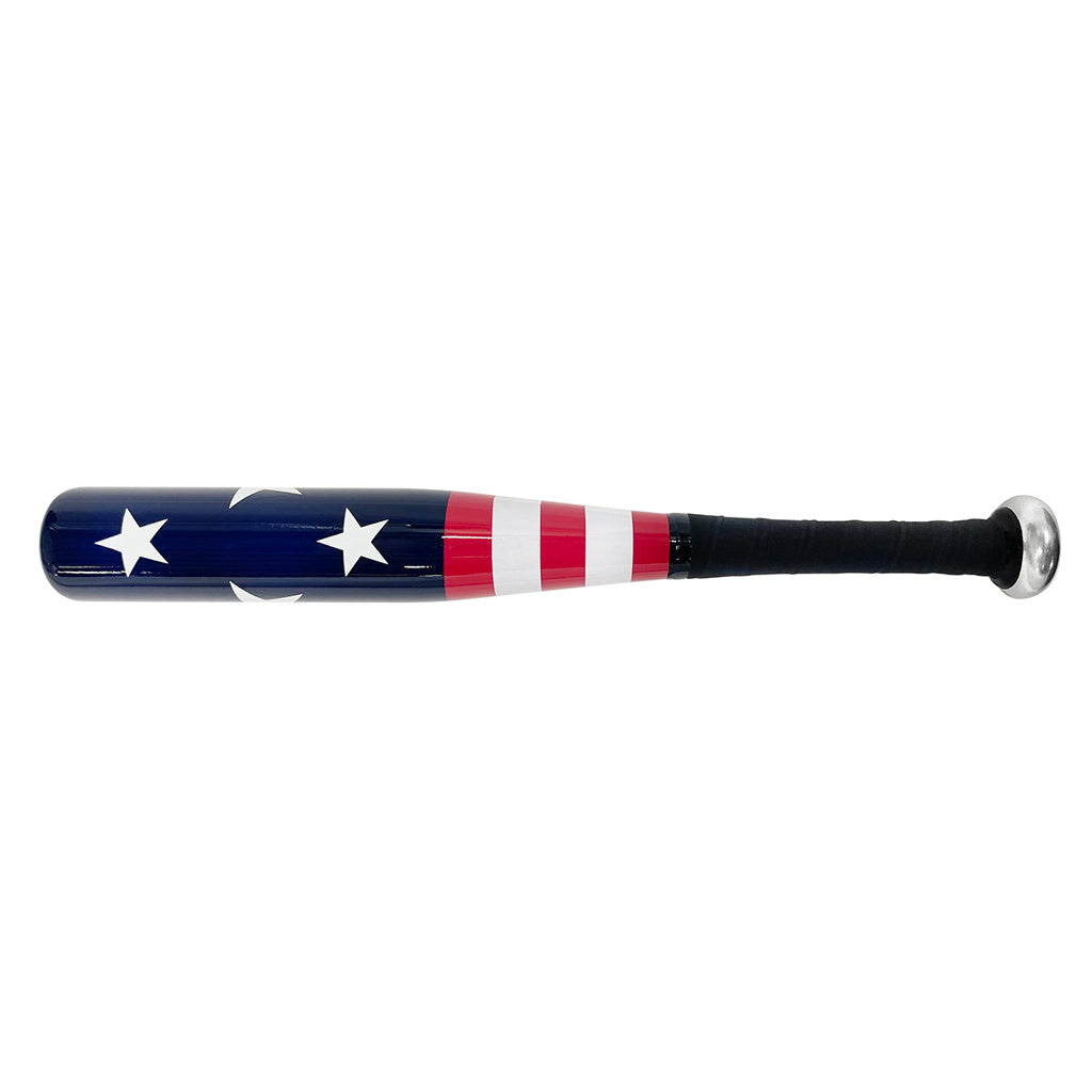 17" Aluminum Tire Checker Bat American Flag Graphic Truck Trailer RV