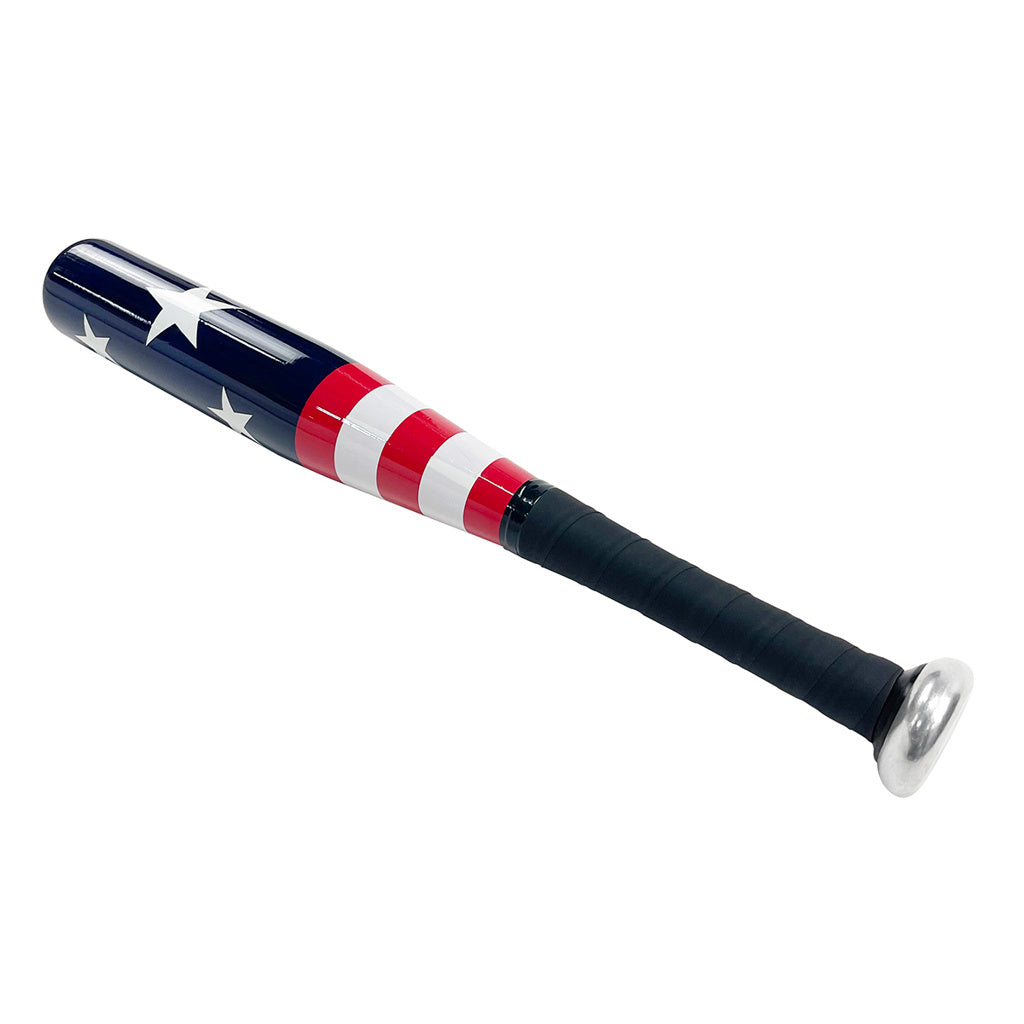 17" Aluminum Tire Checker Bat American Flag Graphic Truck Trailer RV
