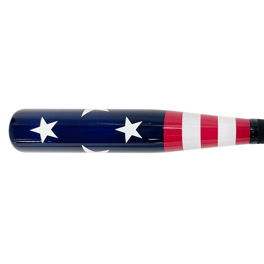 17" Aluminum Tire Checker Bat American Flag Graphic Truck Trailer RV