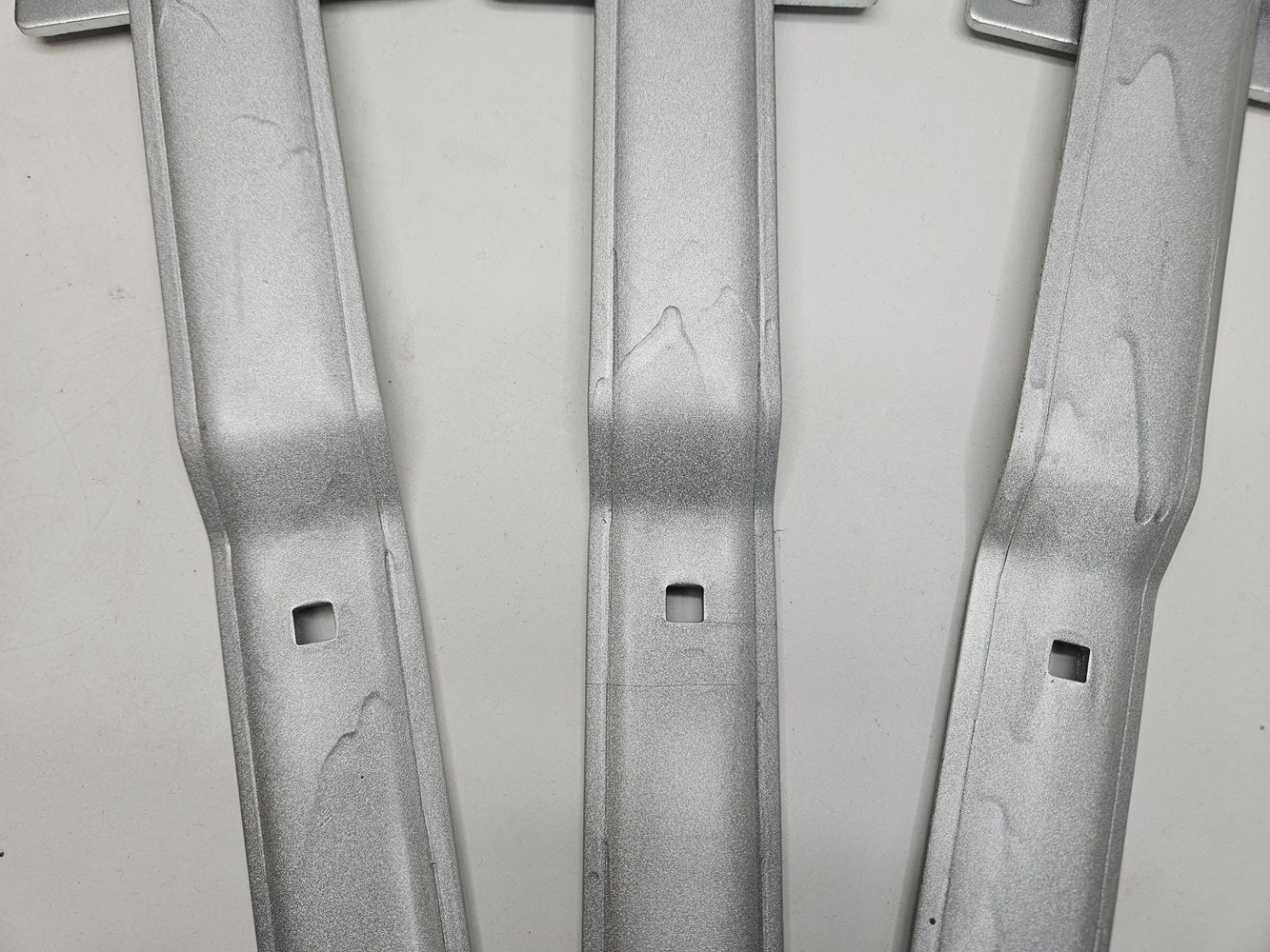 (4) Blemished Cargo Utility Trailer Door 16" Strap Hinges / Offset Bent Hinges