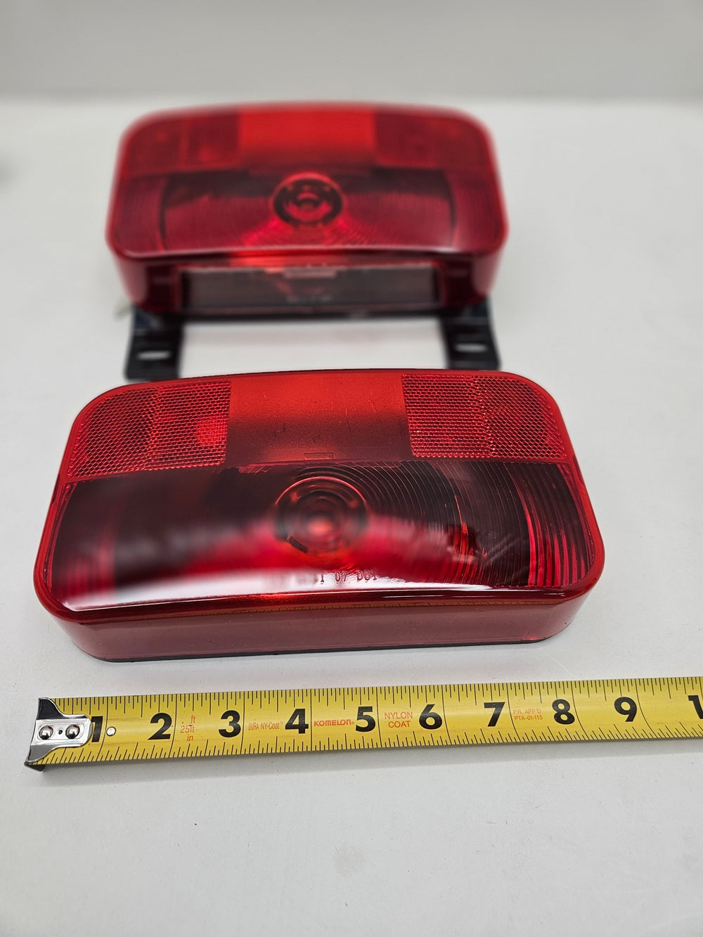 RV Camper Trailer Stop Turn Brake Tail Lights / License Light / Black Base