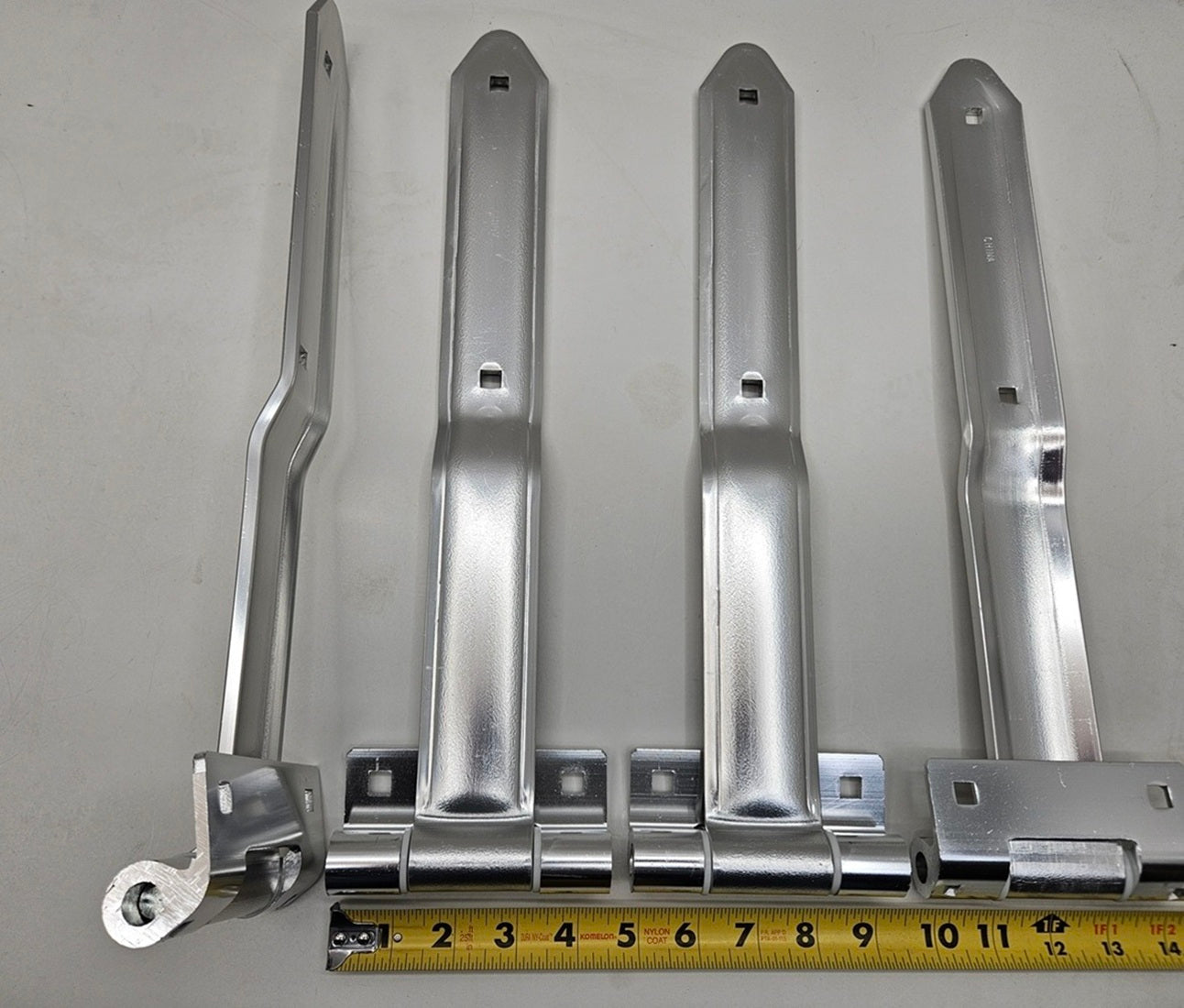 Aluminum Cargo Utility Trailer RV Door 16" Strap Hinges / 4 Pack / Offset Bent Hinges