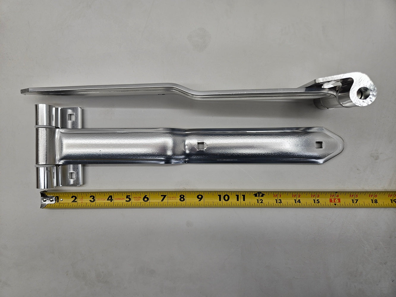 Aluminum Cargo Utility Trailer RV Door 16" Strap Hinges / Pair / Offset Bent Hinges