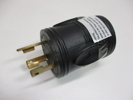 30A Twist Lock To 30A RV Camper Generator Electric Power Cord Adapter Plug