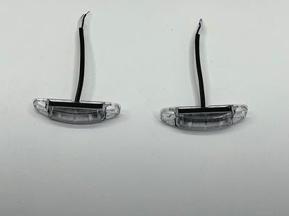 Pair Clear Red / Amber LED Trailer Fender Marker Clearance Lights