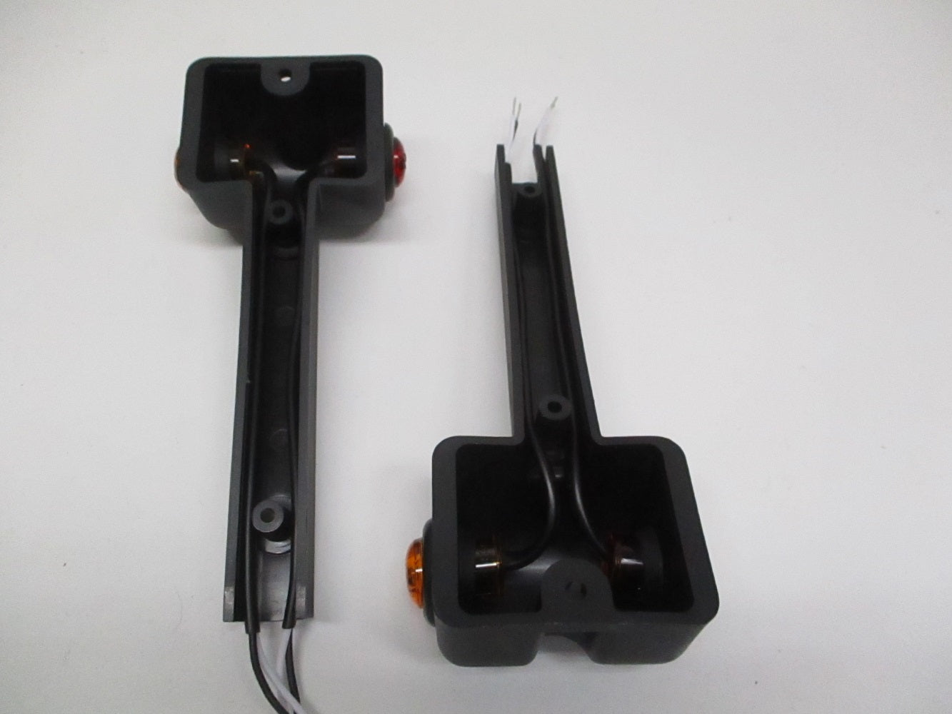(2) Red Amber 3/4" LED Side Marker Clearance Trailer Fender Lights