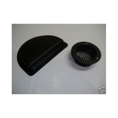 RV ATV Cycle Truck Cargo Work Trailer Black Side Air Vent