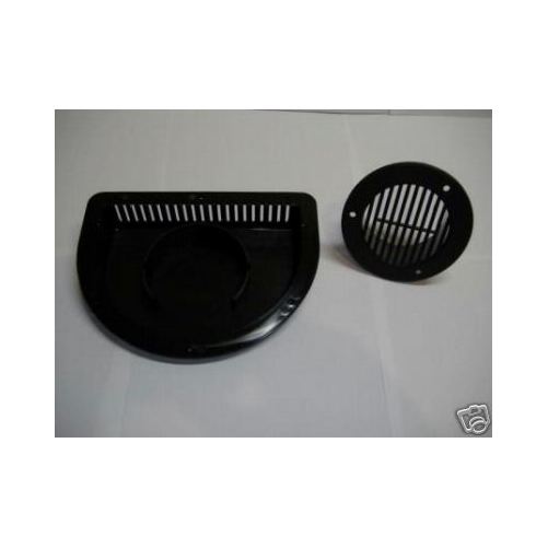 RV ATV Cycle Truck Cargo Work Trailer Black Side Air Vent