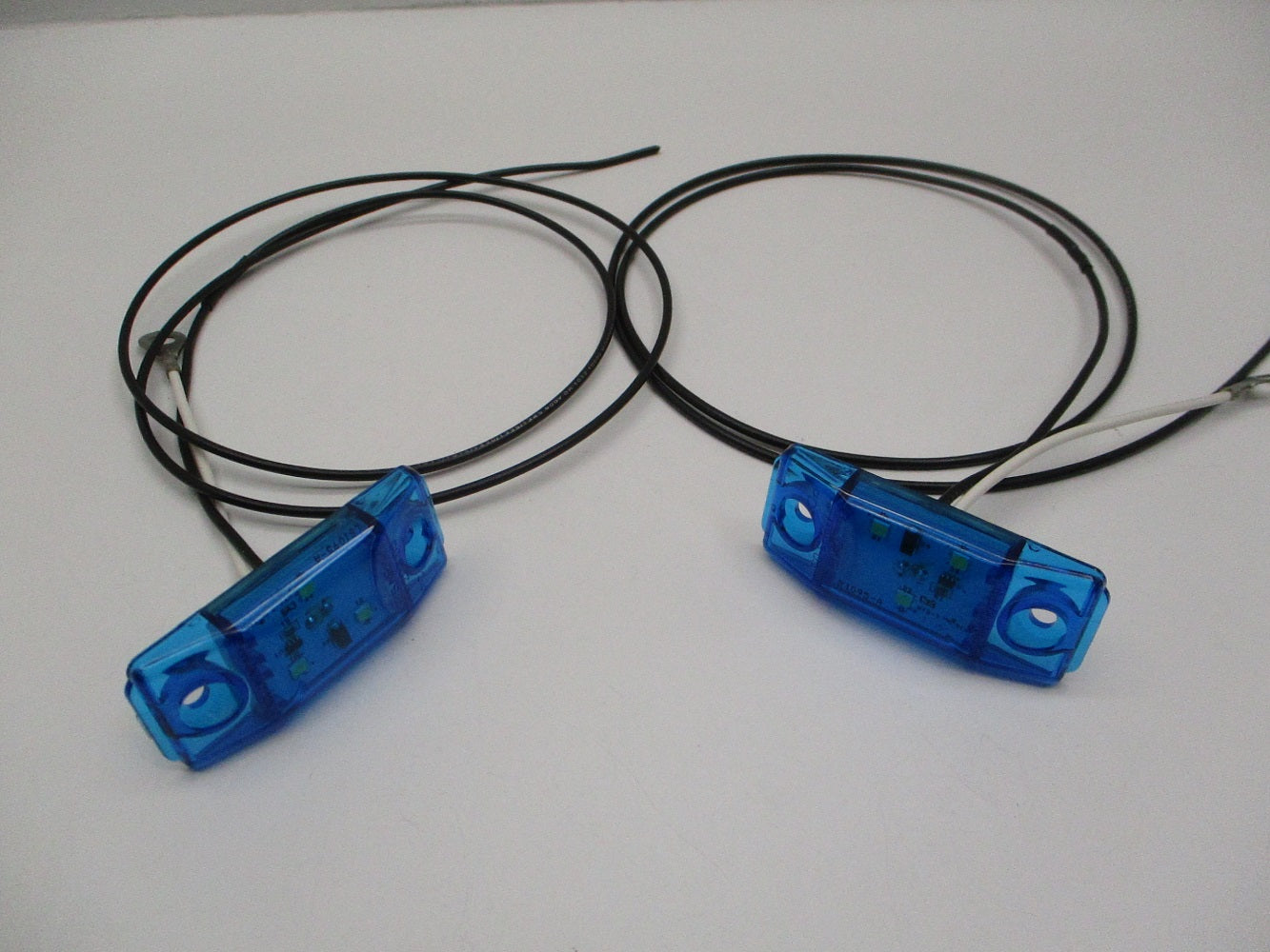 (2) 2.75" Blue LED Accent Utility Step Under Cabinet Shelf Lights Camper RV
