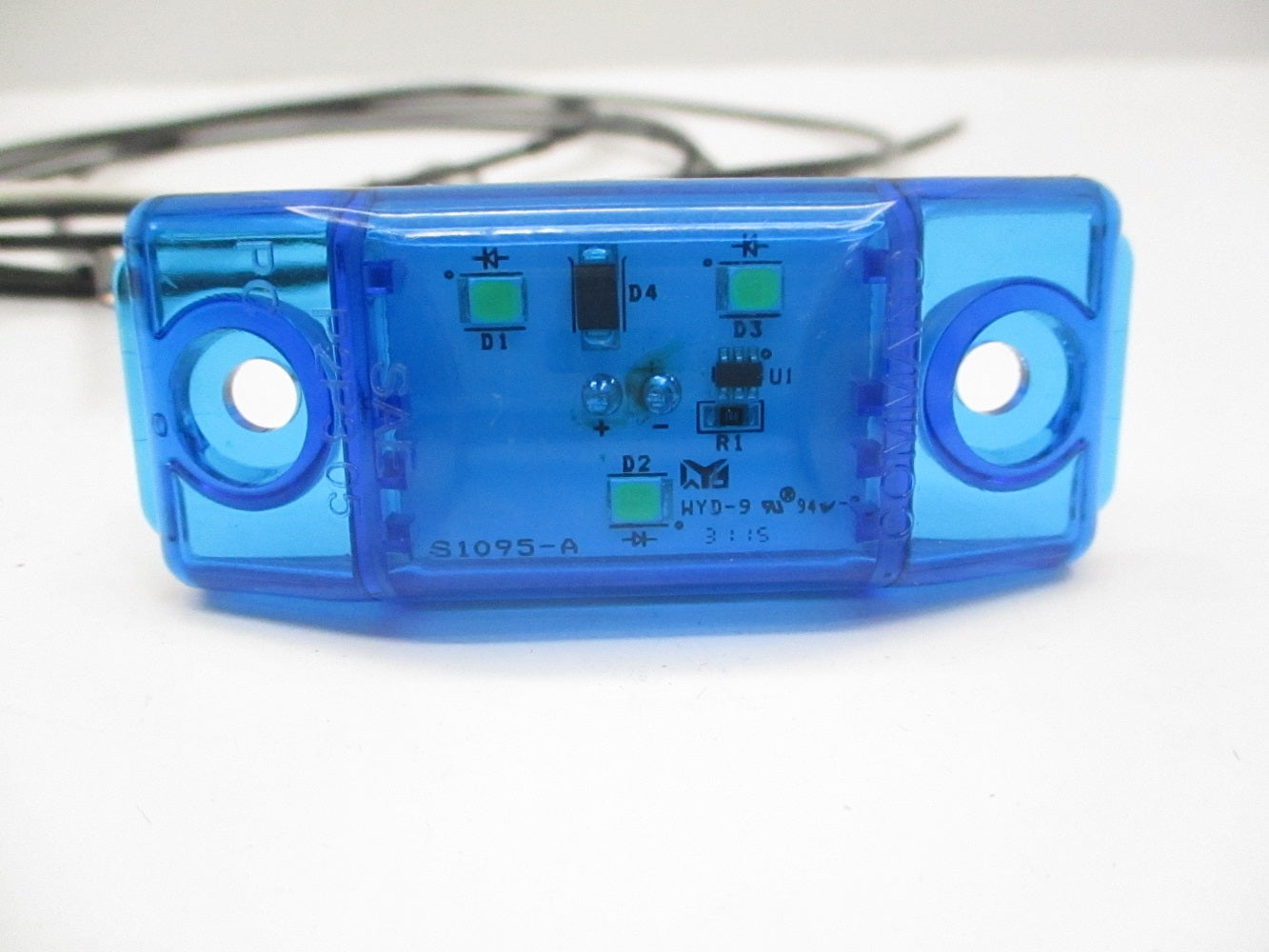 (2) 2.75" Blue LED Accent Utility Step Under Cabinet Shelf Lights Camper RV
