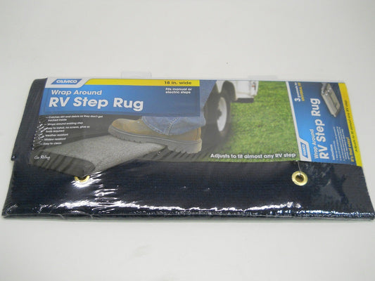 RV Camper Motor Home 5th Wheel Trailer Blue Entry Door Step Carpet Rug Cover