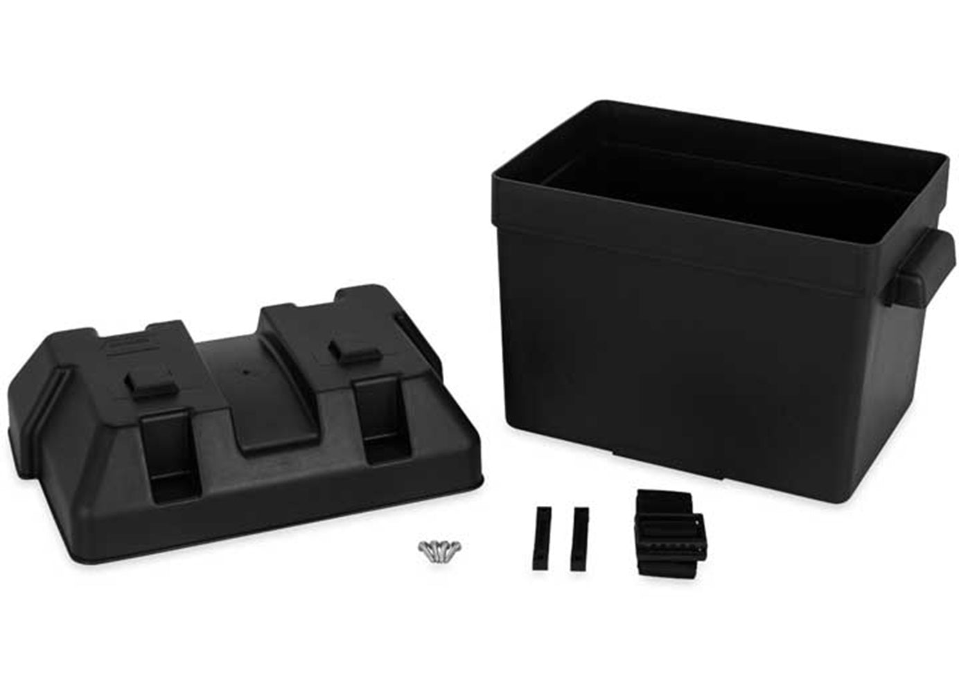 Marine Boat RV Camper Trailer Plastic Battery Box Tray Holder / Strap / Grp 24